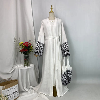 Abaya Femme 2 Pièces Élégante – Cardigan Turc Chic et Moderne