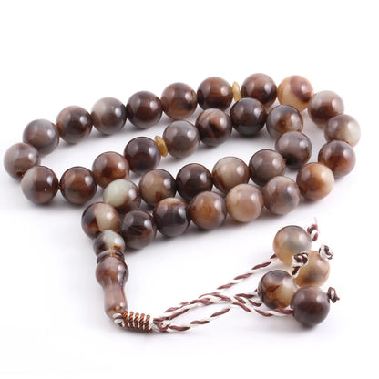 Chapelet Islamique 33 Perles – Marbré | Élégance & Simplicité