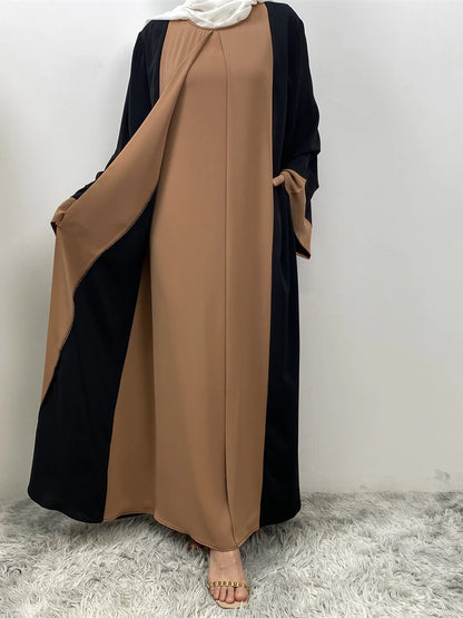 Abaya Femme 2 Pièces Longue Élégance – Ensemble Chic et Moderne