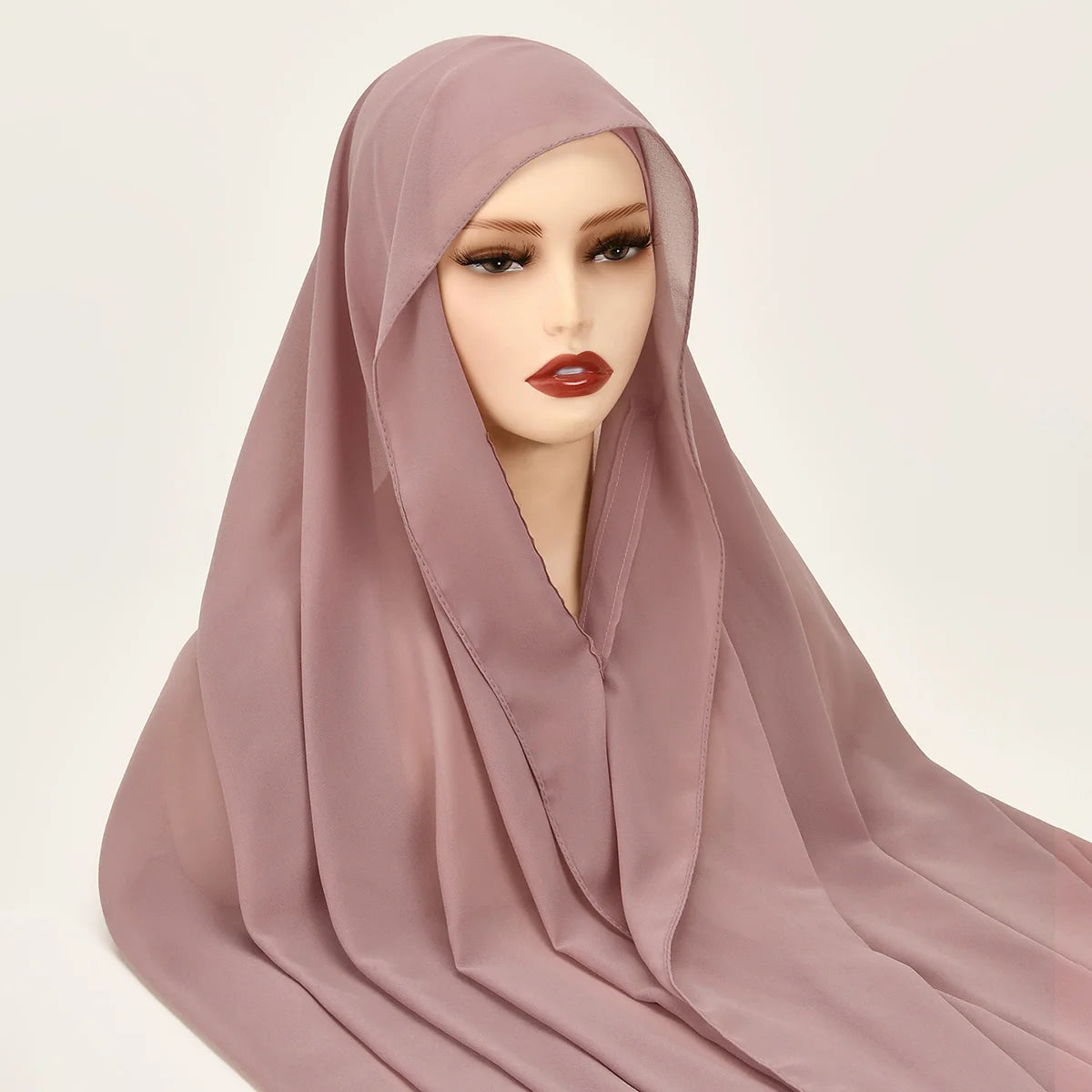 Hijab Femme en Mousseline Ultra-Léger – Chic et Respirant
