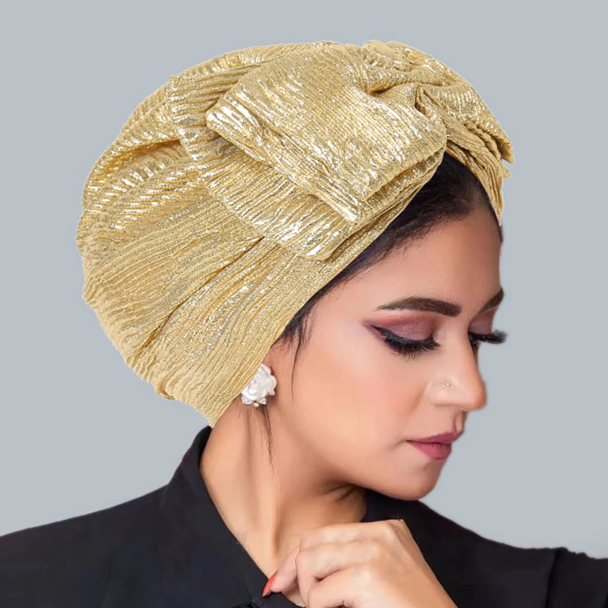 Turban Velours Brillant Femme – Élégance et Confort