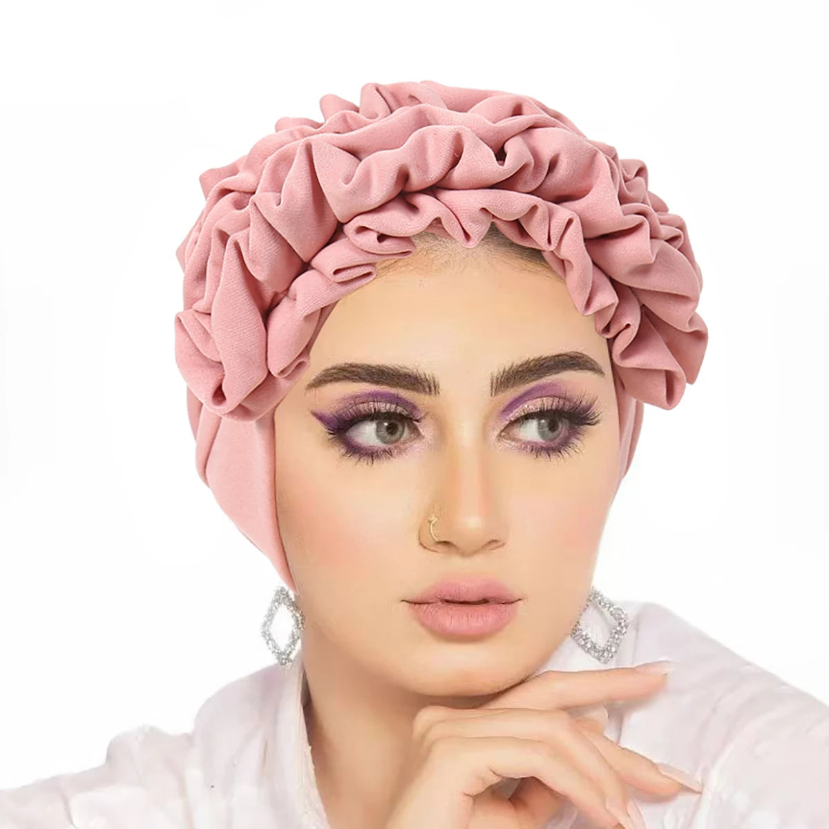 Turban Femme Plissé – Élégance et Confort au Quotidien